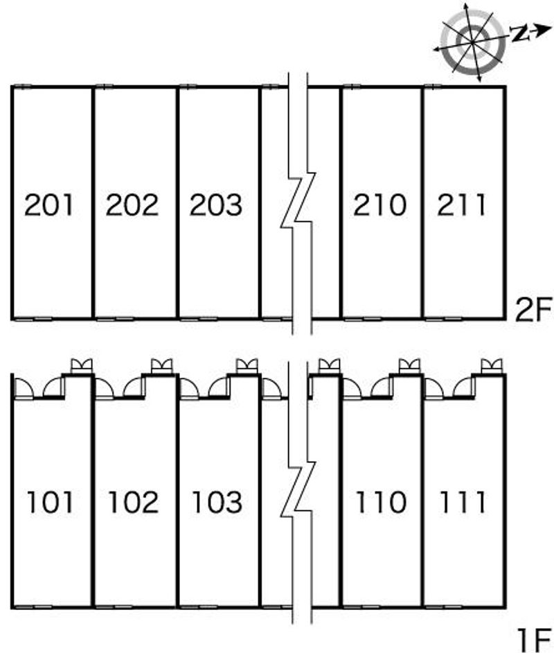 レオパレスＳｏｕｂｉ 間取配置図