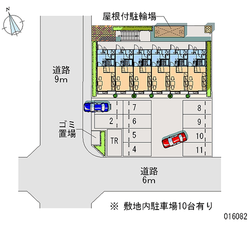 レオパレス原町中Ⅱ 月極駐車場