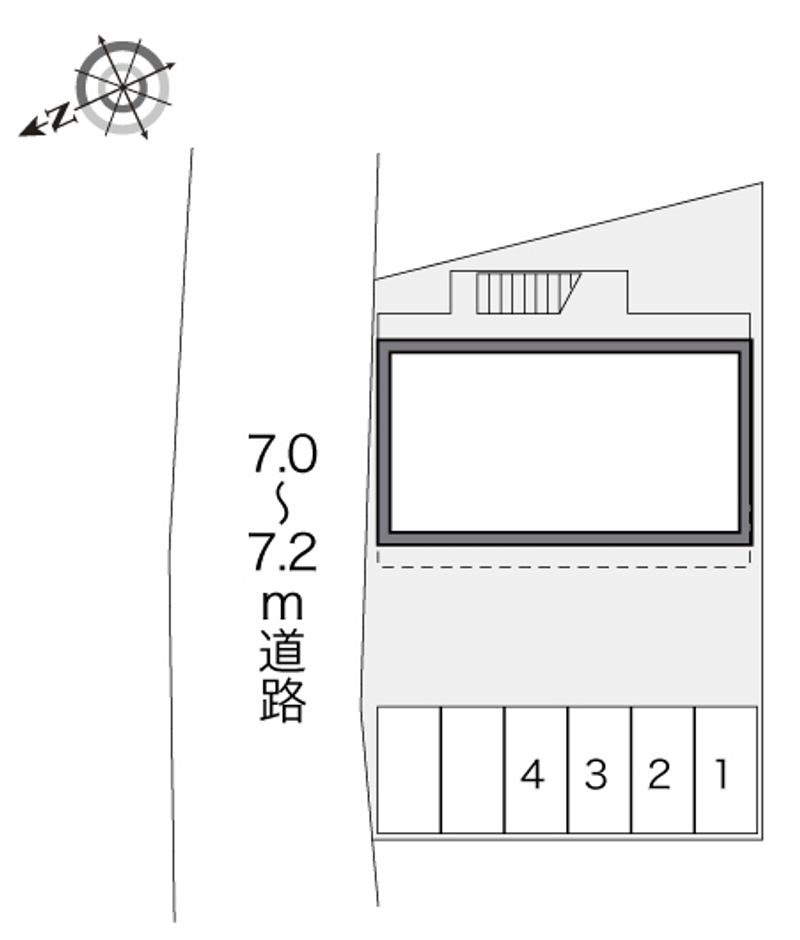 レオパレスシェモア長府 配置図