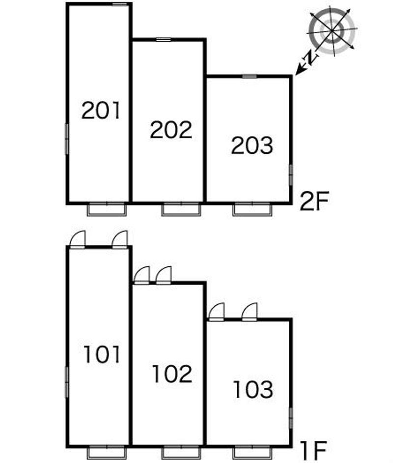 レオパレスさくら 間取配置図