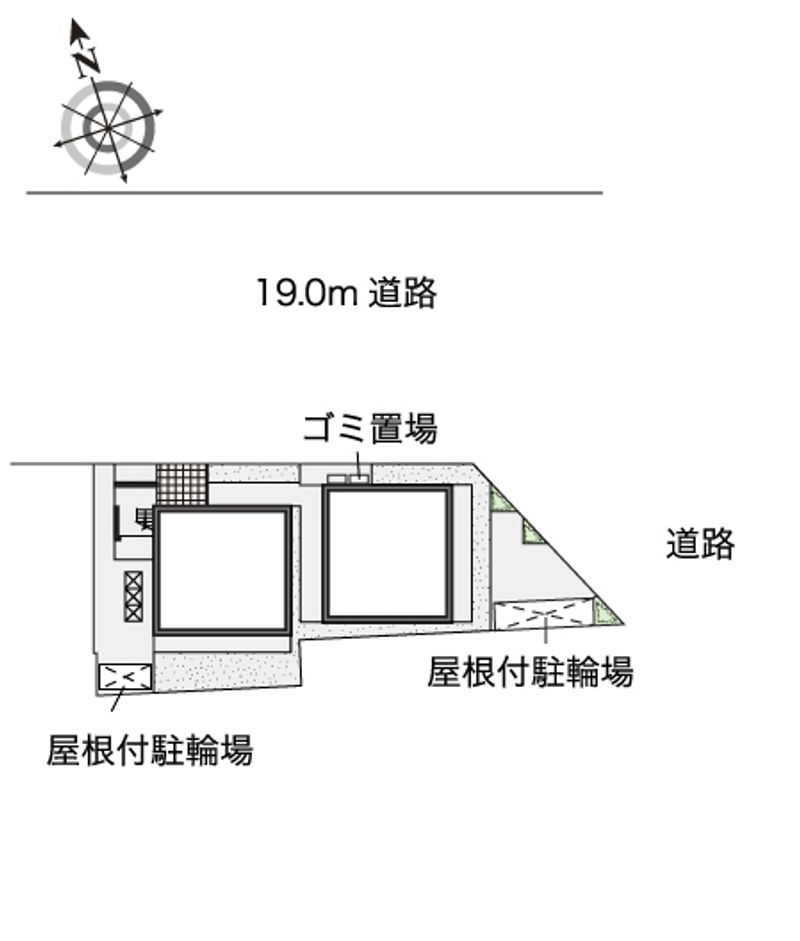 レオパレスＴＦ　ｏｎｅ 配置図