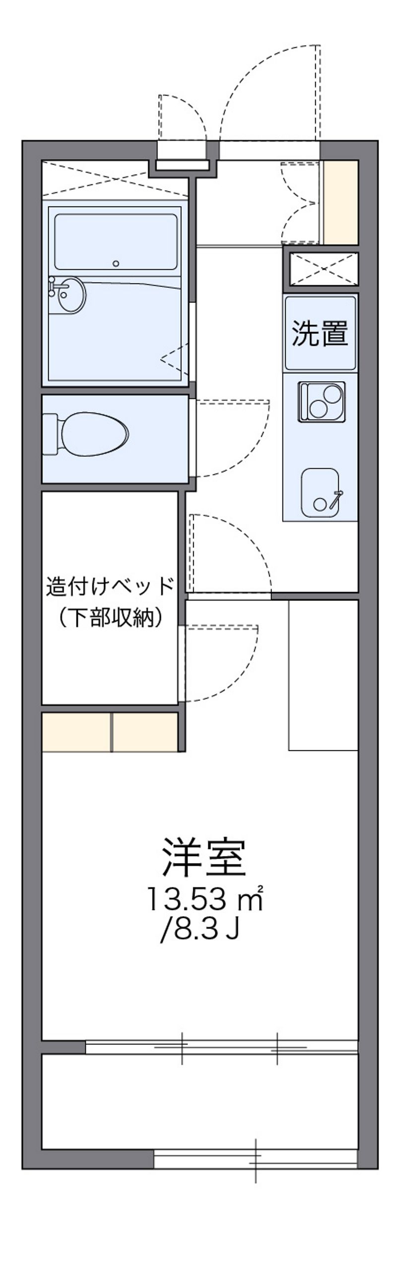 レオパレスシナジー 間取図