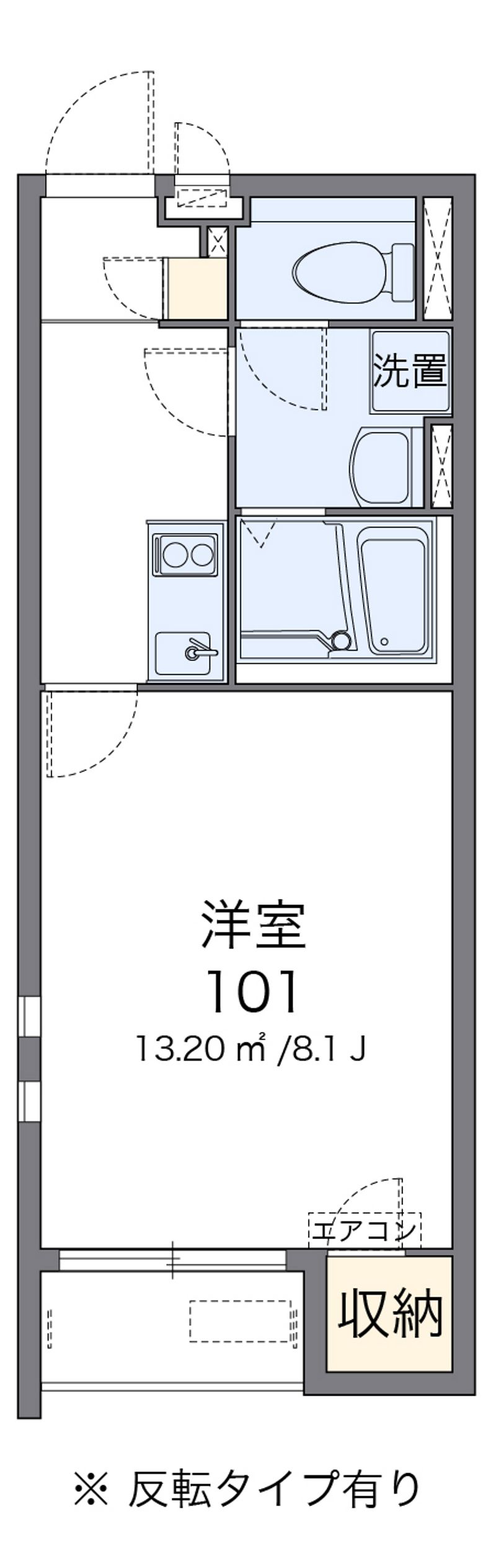 クレイノＨｉｇｈＢｒｉｄｇｅ２ 間取図