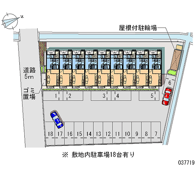 レオパレスきつねづか 月極駐車場