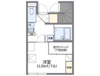 レオパレスグレース　１６ 間取り図