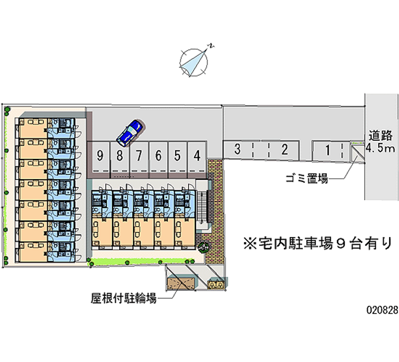 20828 Monthly parking lot