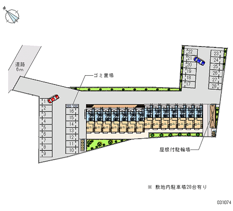 レオパレスフォーサイト 月極駐車場