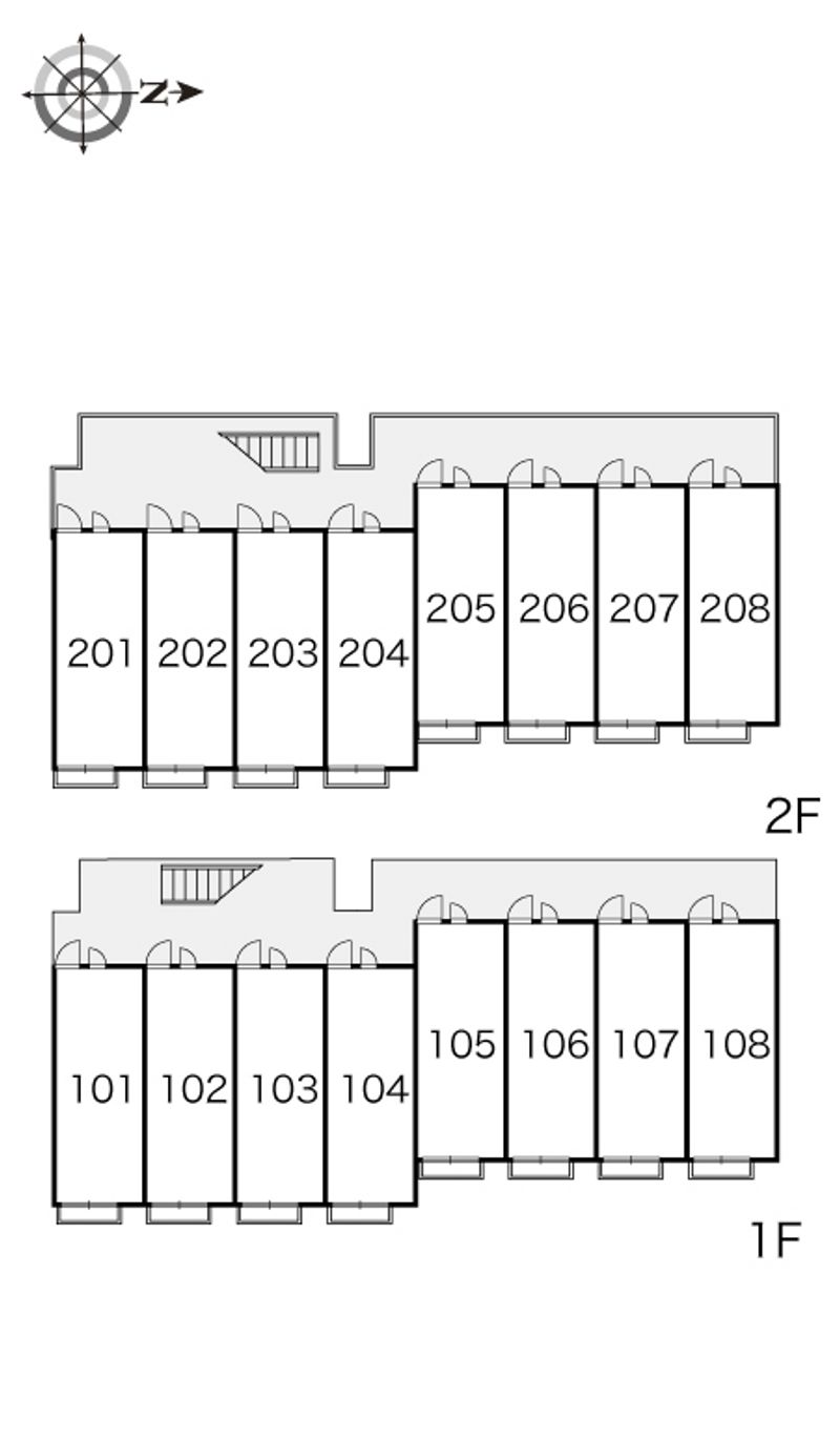レオパレスヴィラージュ 間取配置図