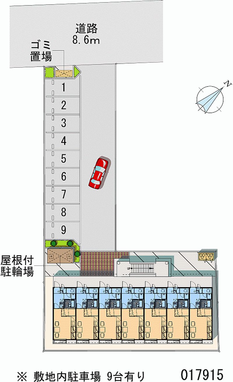 レオパレスｐｕｒｅ　ｈｅａｒｔ 月極駐車場