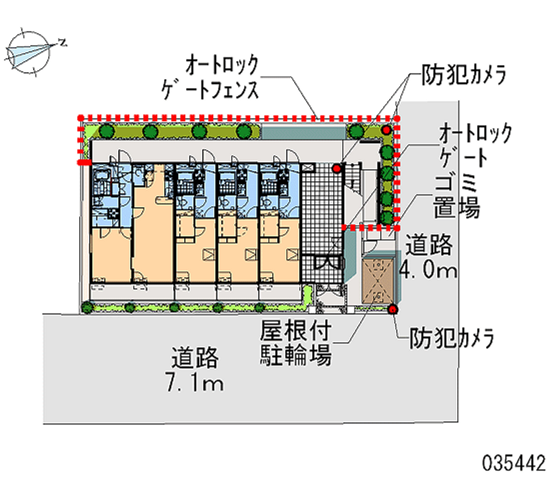 レオパレスアットホーム 区画図