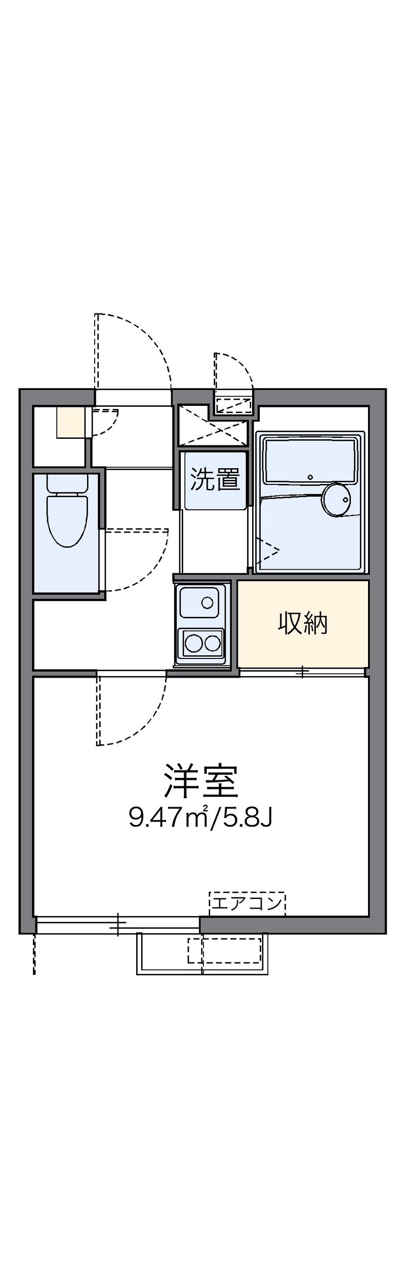 レオパレススター 間取図