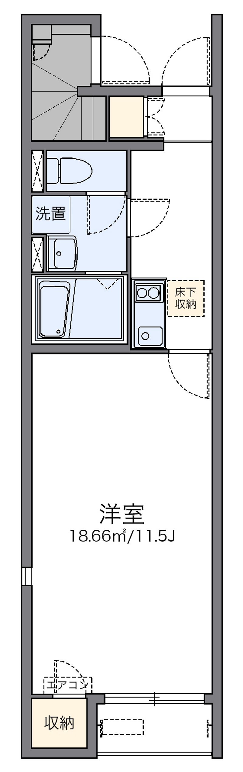 レオネクストＭ　津島 間取り