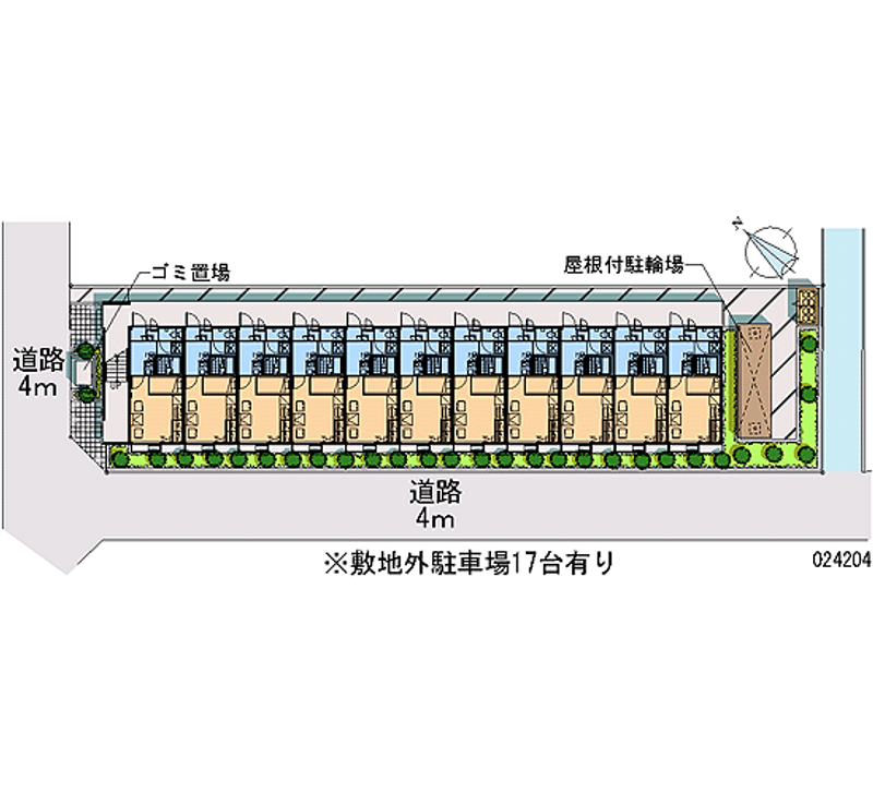 24204 Monthly parking lot