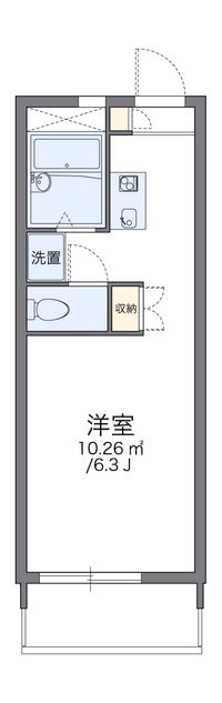 レオパレスツカサ 間取り図