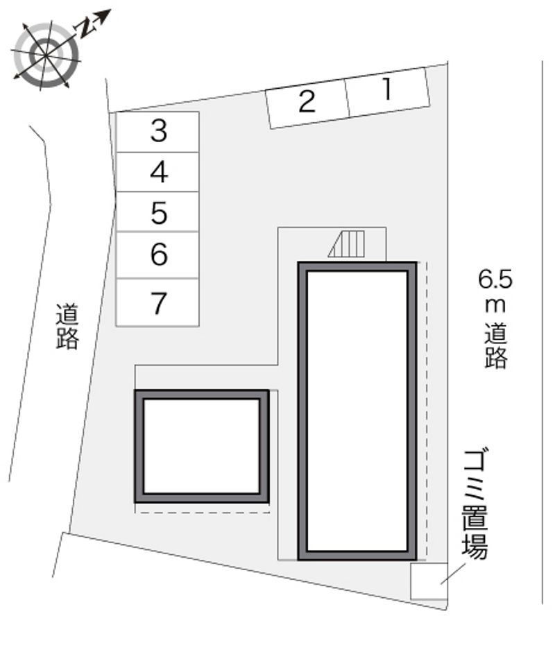 レオパレスＫ−ウッズ 配置図