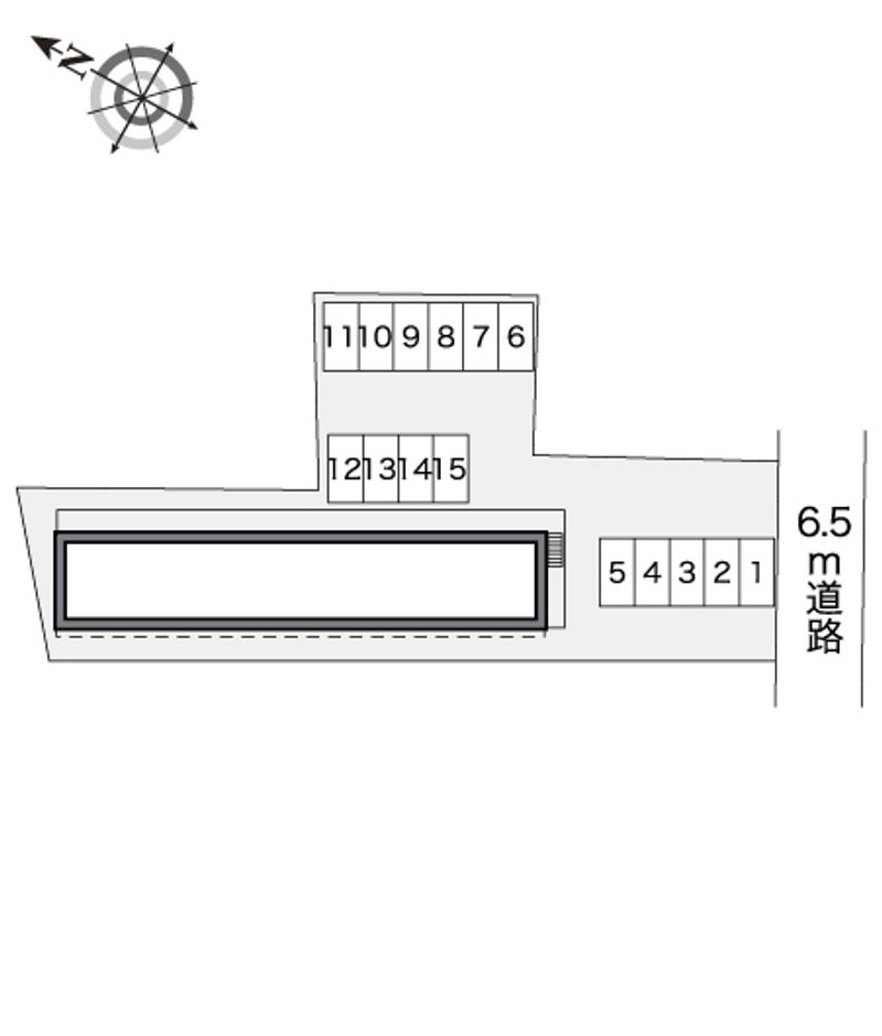 レオパレス南光 配置図