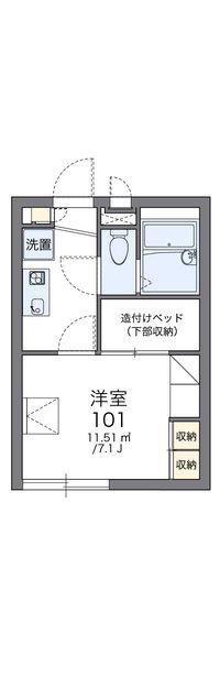 レオパレスパステロ 間取り図