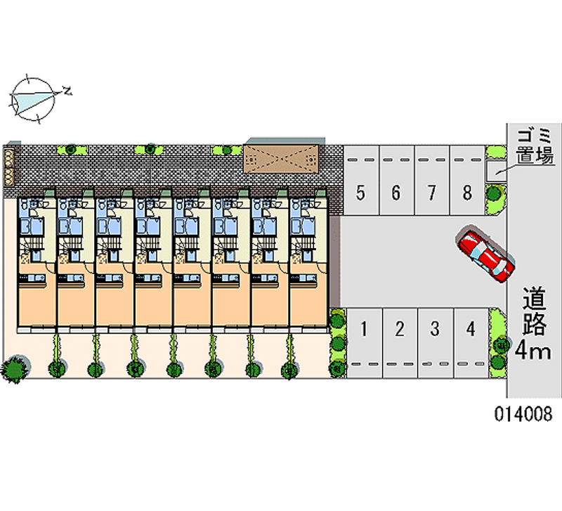 14008 Monthly parking lot