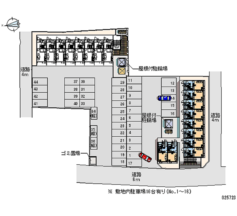 25723 bãi đậu xe hàng tháng