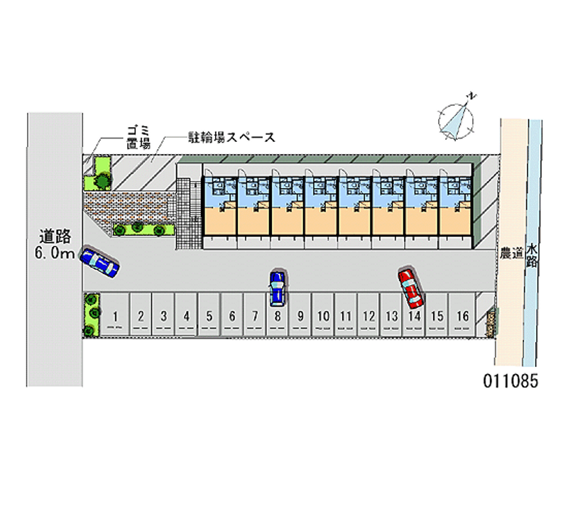 11085 Monthly parking lot