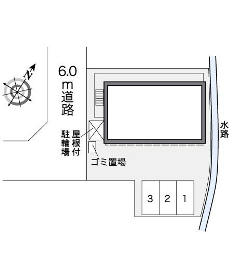 レオパレスシンセリティⅠ 配置図