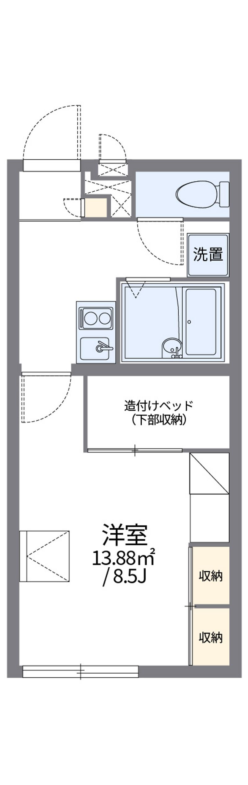 レオパレス新庄寺 間取図