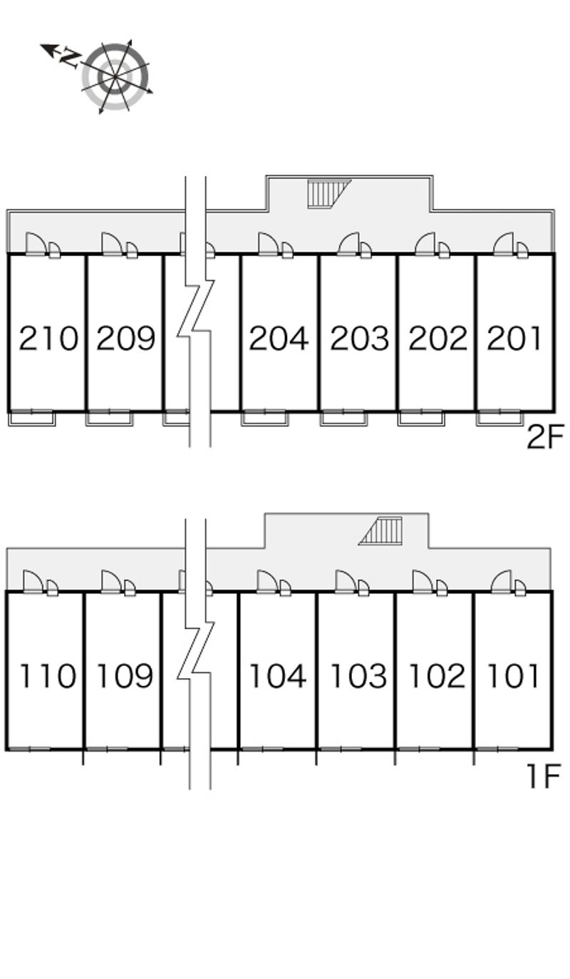 レオパレスサンライズヒル 間取り配置図