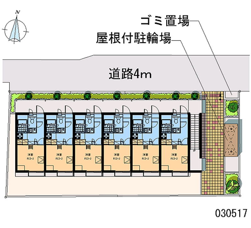 レオパレスアイリス 区画図