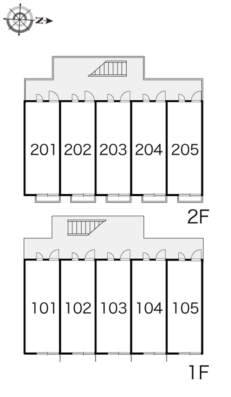 レオパレスサントオークヴィラ 間取配置図