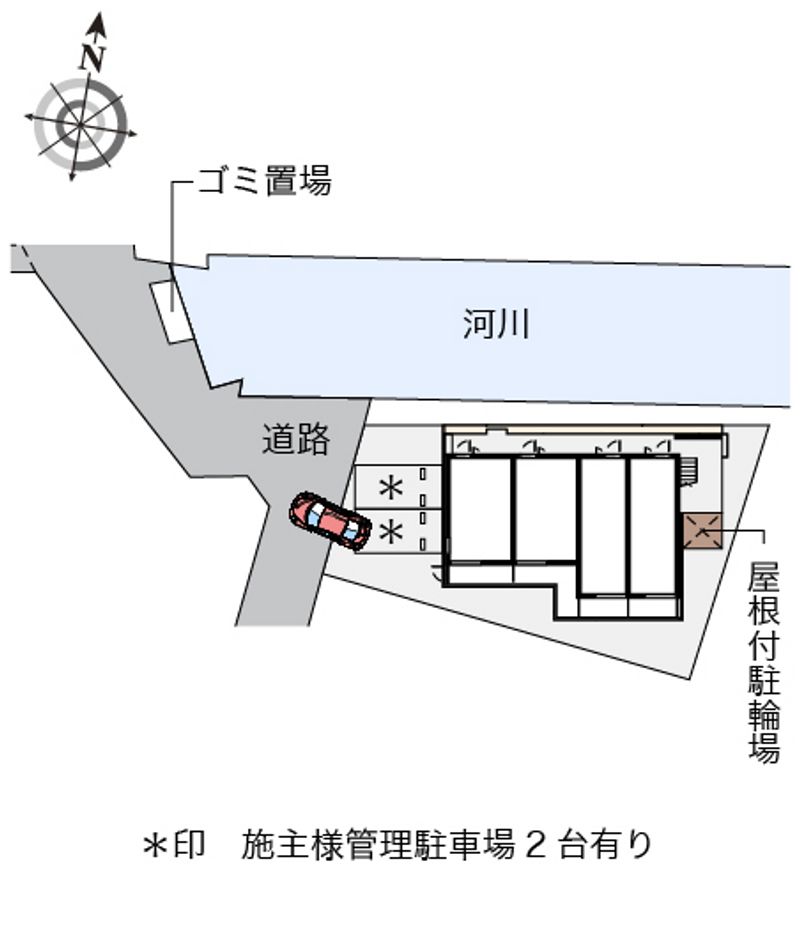 クレイノパークサイド桜 配置図