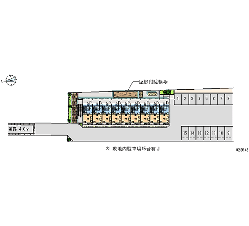 レオパレスアストロズ関 月極駐車場