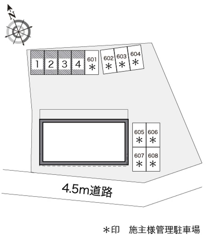 レオパレスＷｅｓｔＶａｌｌｅｙ２ 駐車場