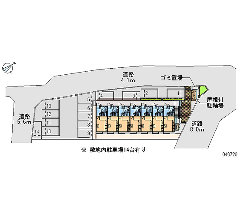 レオパレスＲ＆Ｒ 月極駐車場