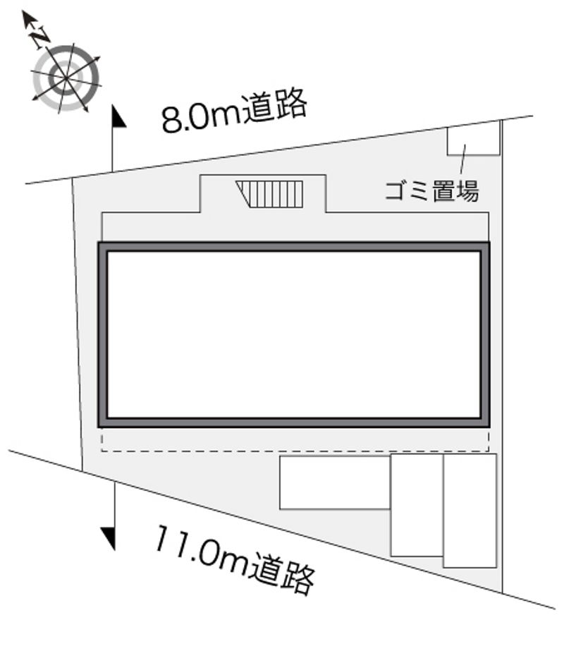 レオパレスウィンドミル 配置図