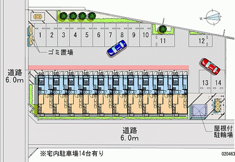 20463 Monthly parking lot