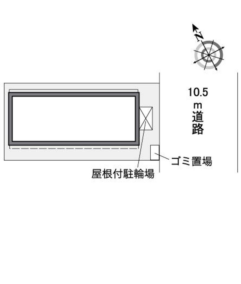 レオパレスアヴェニール枇杷島 配置図