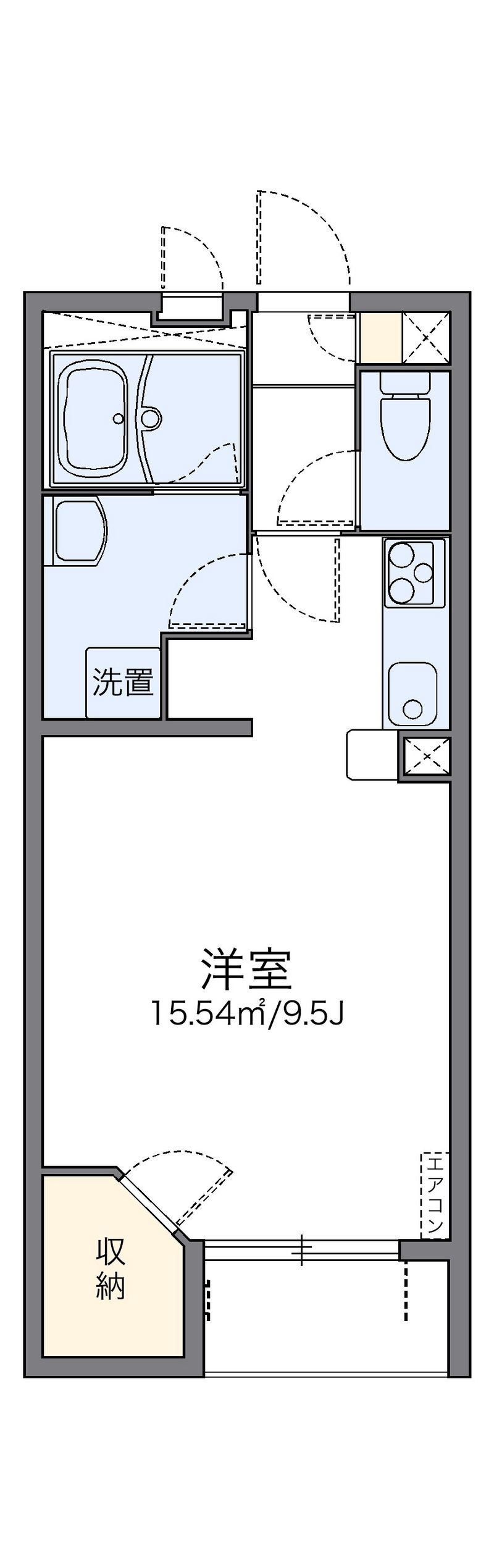 レオネクスト丹比多治井荘 間取図