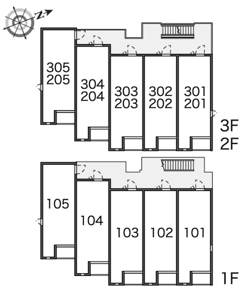 レオネクストシャイン宮内 間取り配置図