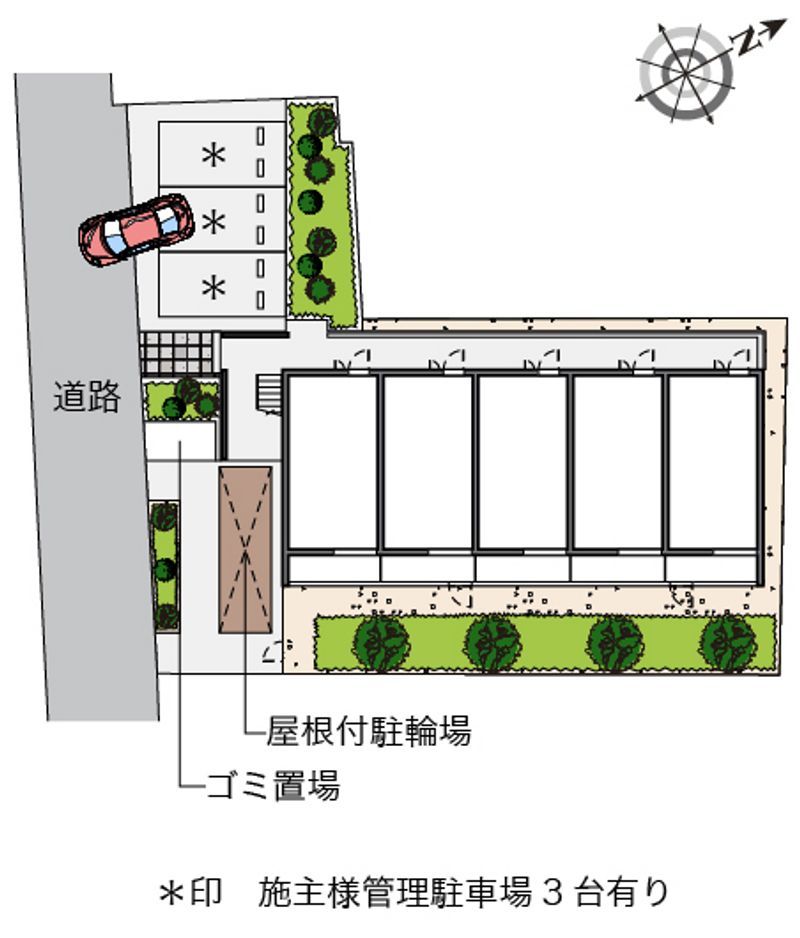 クレイノシーサイド石津川 配置図