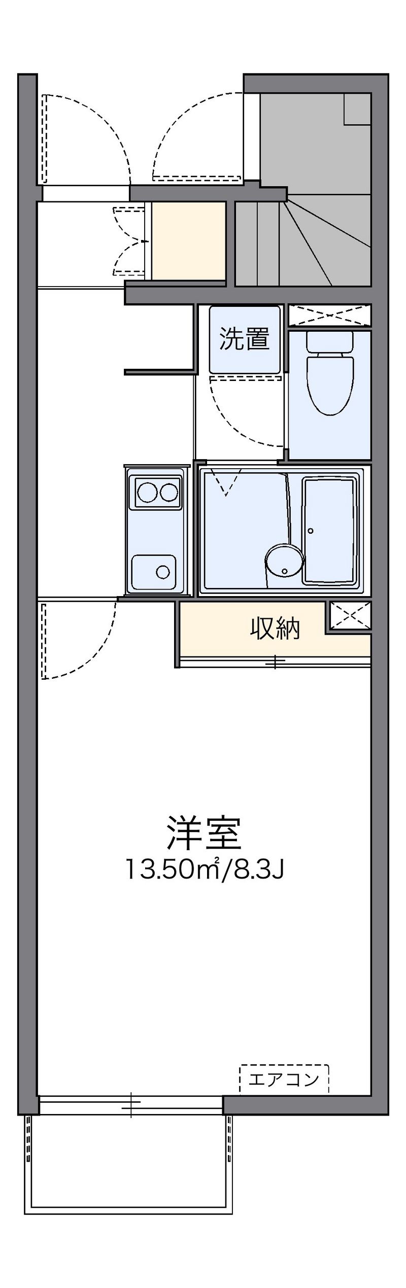 レオネクストさくら五段坂Ⅰ 間取図