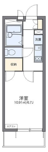 レオパレスファーストコートユウ 間取り図