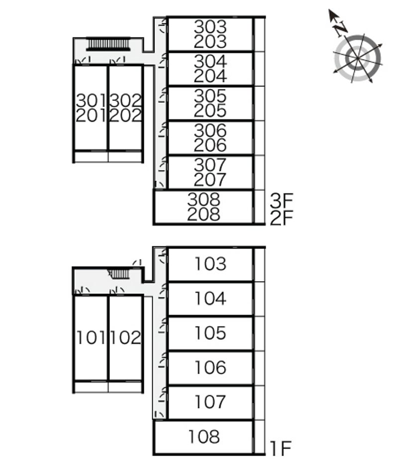 レオネクストプロムナード 間取配置図