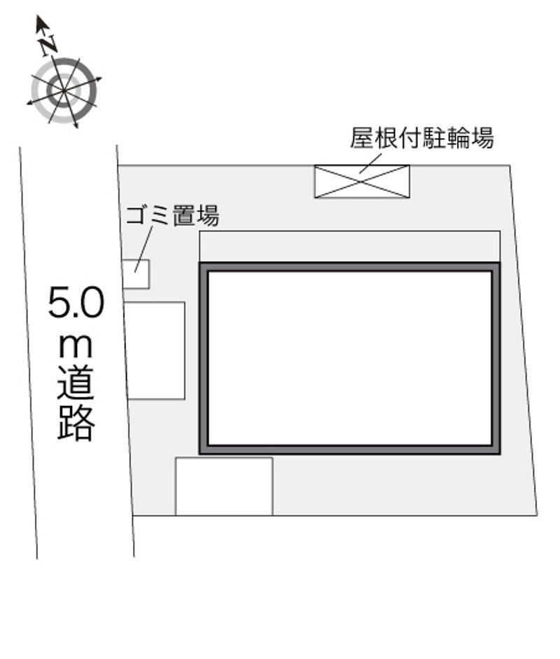 レオパレスヒロ 配置図