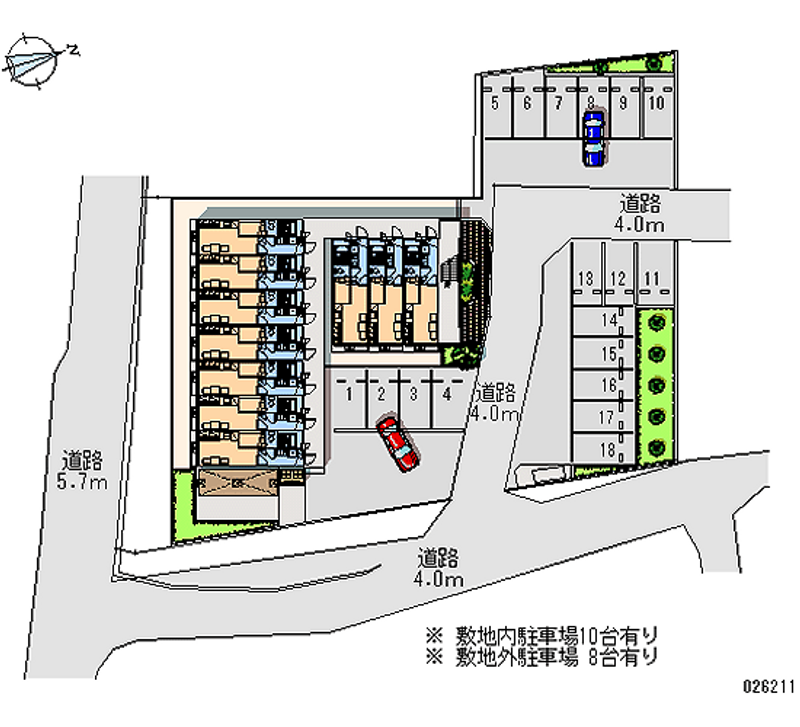 26211 Monthly parking lot