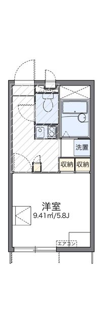 レオパレスアクアグレイス和光 間取り図