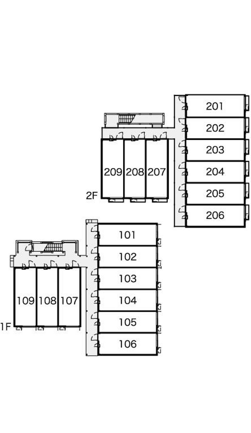 leopalace Exiv B 户型布局图