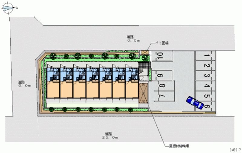 45917 bãi đậu xe hàng tháng