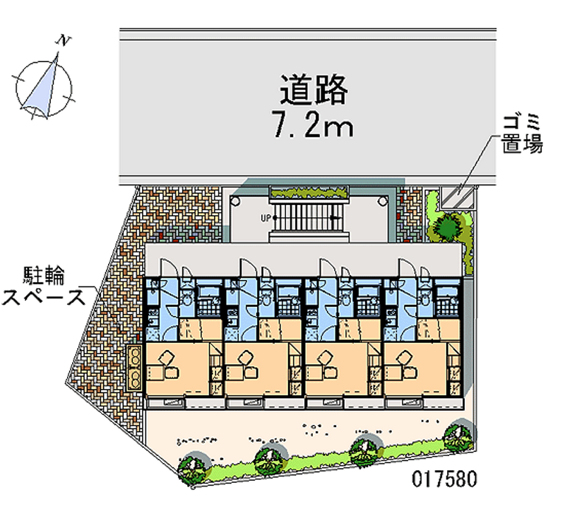 レオパレスサツキ 区画図