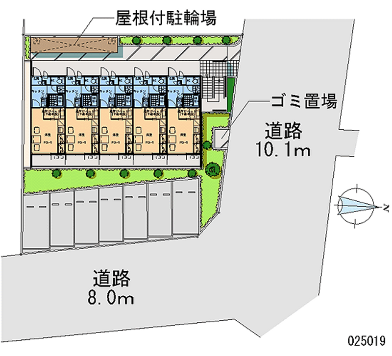 レオパレスコングラツィア石川台 区画図