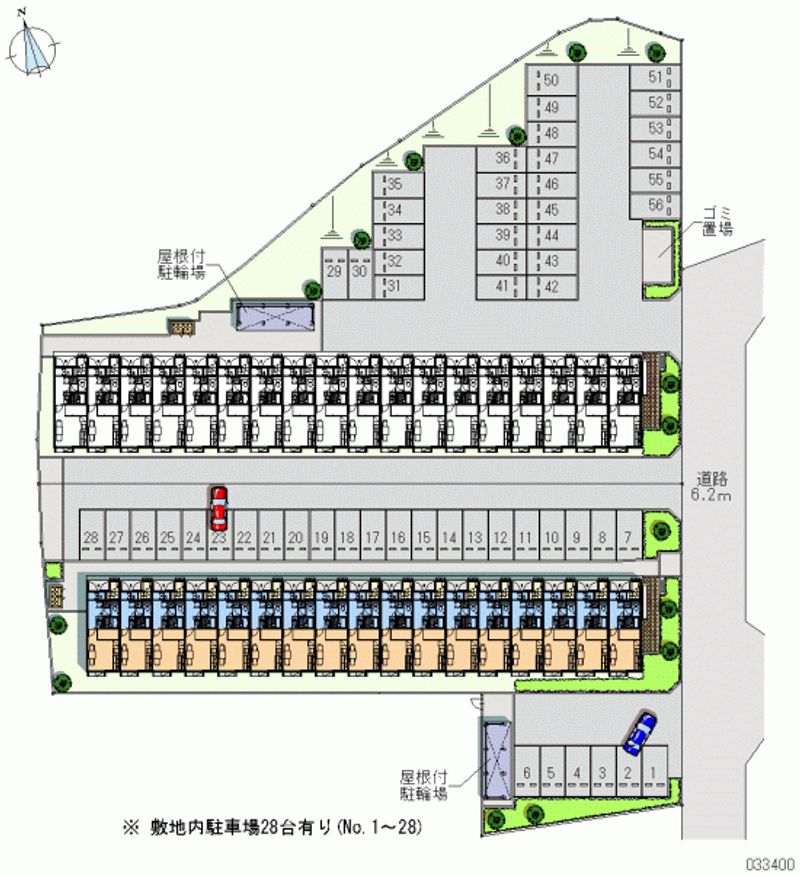 レオパレス仙港Ｂ 月極駐車場